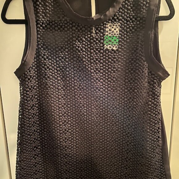 Banana Republic XS Black Open Weave front Cover-up - Picture 2 of 7